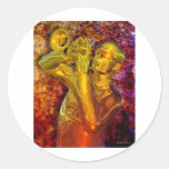 Trumpet Solo Round Sticker