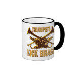 TRUMPETS KICK BRASS COFFEE MUG