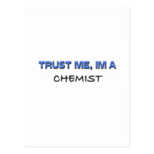 Trust Me I'm a Chemist Post Card