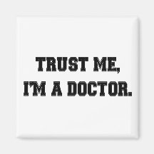 Trust me, I'm a Doctor. Refrigerator Magnets