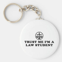 Trust Me I'm A Law Student keychains
