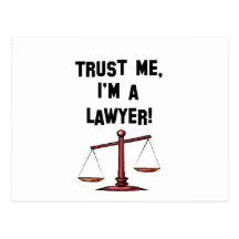 Trust me Im a lawyer Post Cards