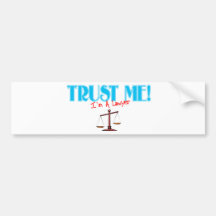 Trust Me I'm A Lawyer Scales Of Justice Bumper Sticker