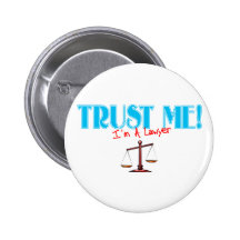 Trust Me I'm A Lawyer Scales Of Justice Button
