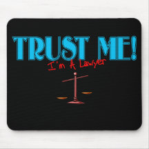 Trust Me I'm A Lawyer Scales Of Justice Mouse Mat