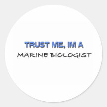Trust Me I'm a Marine Biologist Stickers