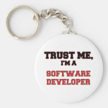 Trust Me I'm a My Software Developer Keychain
