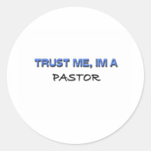 Trust Me I'm a Pastor Sticker