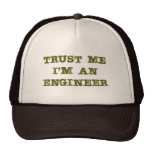 Trust Me I'm an Engineer (brown) Trucker Hats