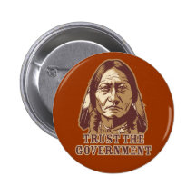 Trust The Government Pinback Button