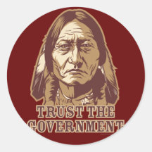 Trust The Government Sticker