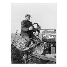 Trusty Old Tractor, 1930s Post Cards