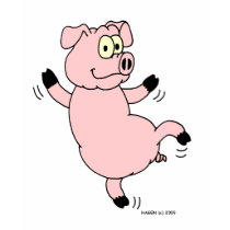 Tshirt Dancing Pig t-shirts