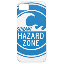 TSUNAMI HAZARD ZONE iPhone 5 CASE