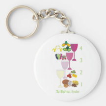 Tu Bishvat Seder Key Chain