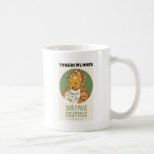 Tuberculosis Don't Kiss Me Baby Coffee Mug