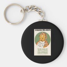 Tuberculosis Don't Kiss Me Baby Keychain