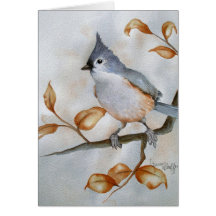 Tufted Titmouse Note Card