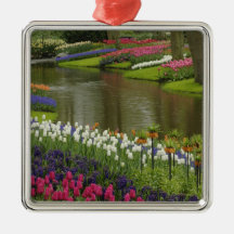 Tulip and hyacinth garden, Keukenhof Gardens, 2 Christmas Ornament