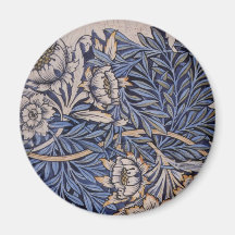 Tulip and Willow By William Morris Refrigerator Magnet