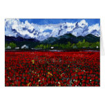 Tulip Field Greeting Cards