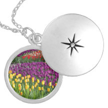 Tulip Field Personalised Necklace