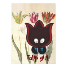 Tulip Girl Invite