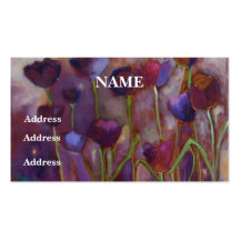 "Tulips And Fireflies" -  Business Cards