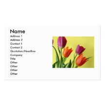 Tulips Business Card