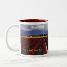 Tulips in Skagit Valley, WA Coffee Mugs