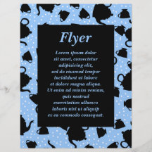 Tumbling Tea Party Personalized Flyer