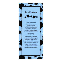 Tumbling Tea Party Personalized Invite