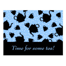 Tumbling Tea Party Post Card