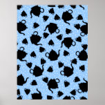 Tumbling Tea Party Print