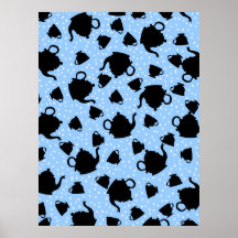 Tumbling Tea Party Print