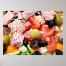 Tuna salad print
