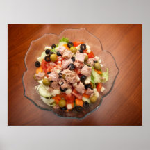 Tuna salad print