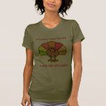 Turkey Cute Cartoon Thanksgiving Design Tshirt