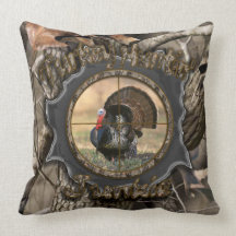 Turkey Huntin' Junkie Pillow