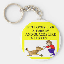 TURKEY joke Key Chain