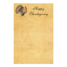 TURKEY Thanksgiving 2009 Personalized Stationery