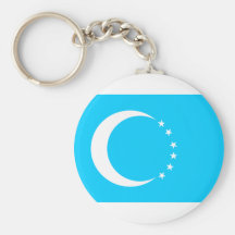 Turkmen, Democratic Republic of the Congo Key Chain