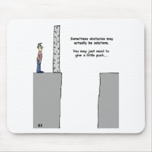 Turning Obstacles into Solutions Mouse Pads