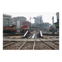 Turntable at Changhua Roundhouse, Taiwan Photo Print