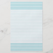 Turquoise Blue Stripes. Personalised Flyer