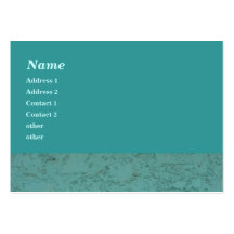 turquoise cement business card template