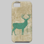 Turquoise Deer Silhouette iPhone Case casemate cases