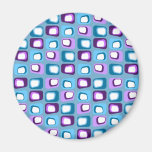 Turquoise Fifties Refrigerator Magnets