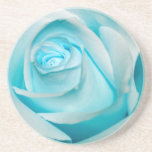 Turquoise Ice Rose Coasters