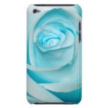 Turquoise Ice Rose iPod Case-Mate Case